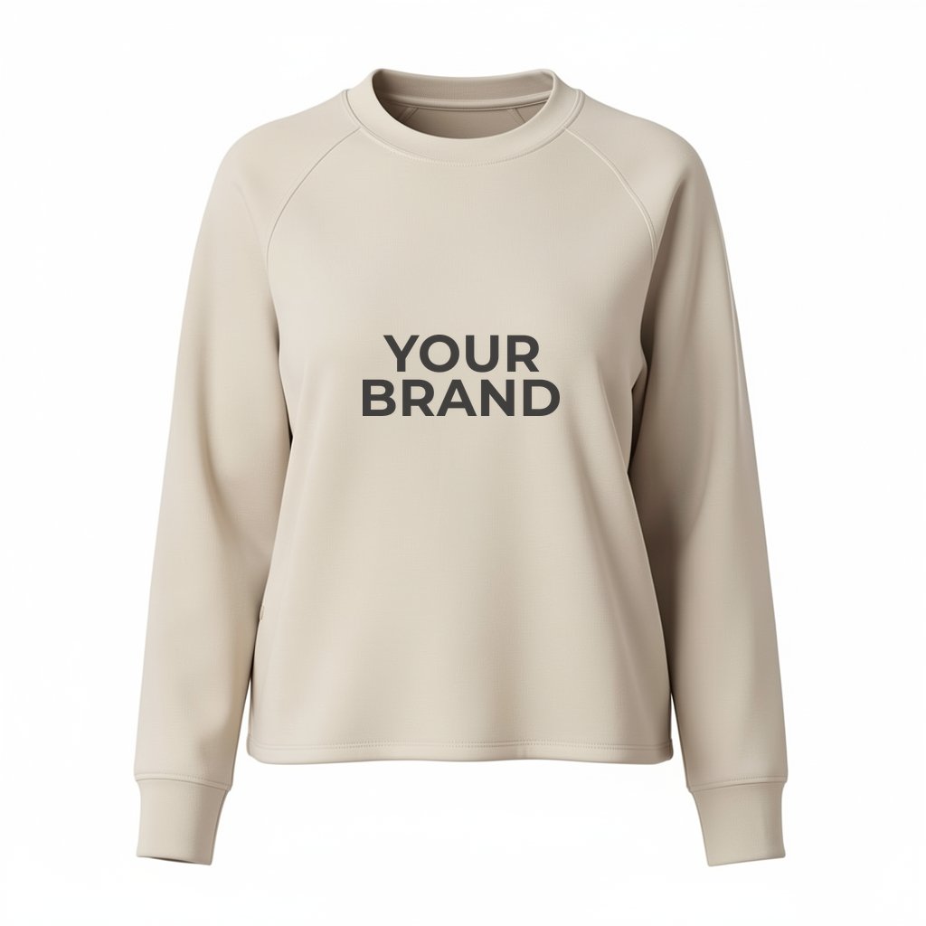 Women's Beyond Side-Snap Crewneck Sweatshirt - A1014