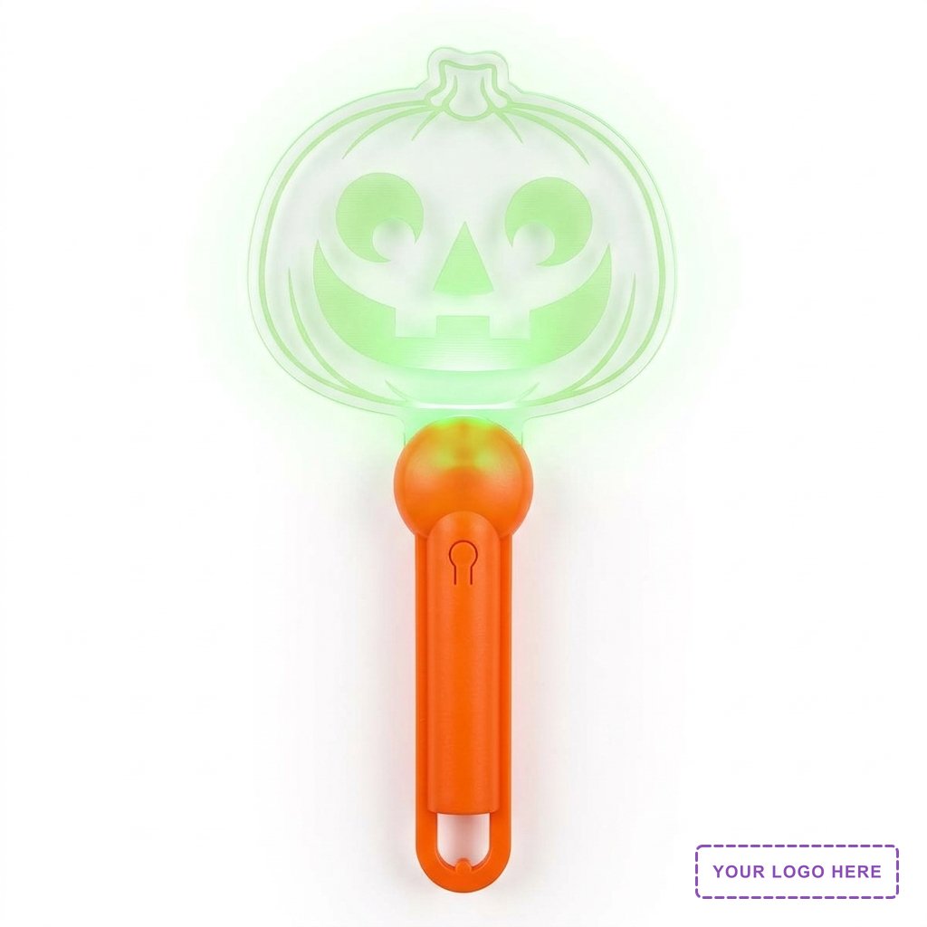 Halloween Pumpkin Lights Acrylic Wand