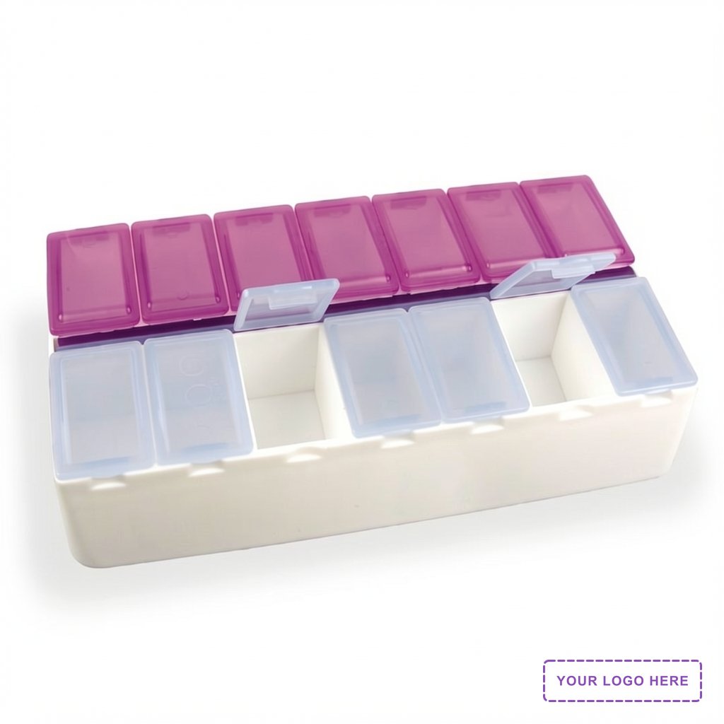 Daily Reminder 7-Day Medicine Tray