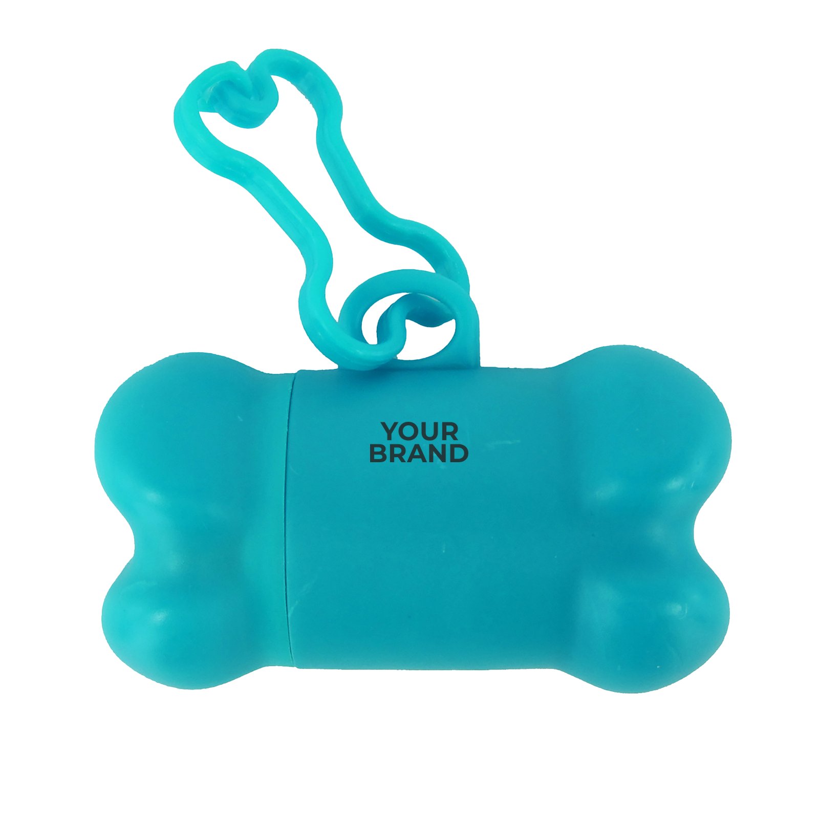 Bone Shaped Pet Bag Dispenser - 1 Color Imprint