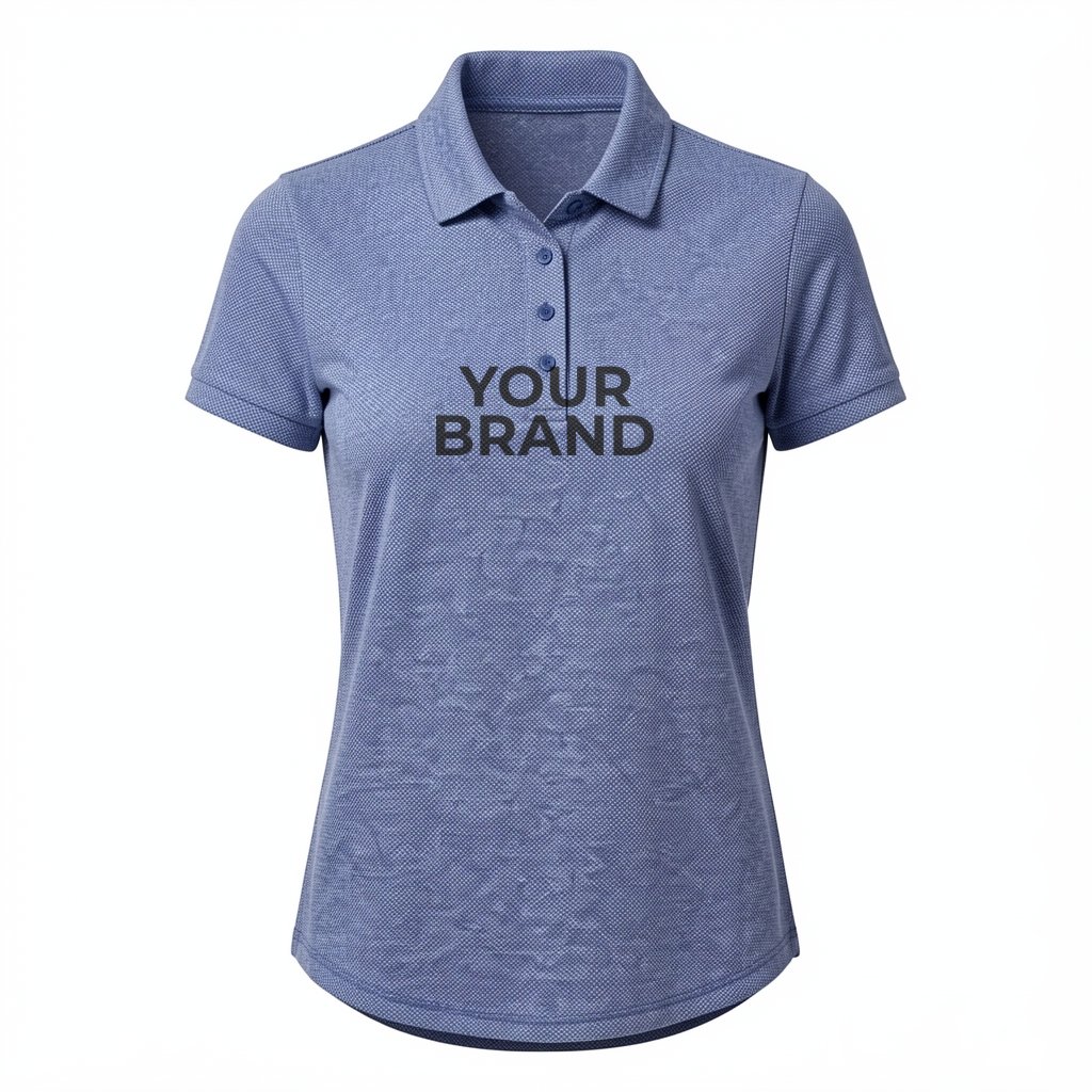 Women's Space Dyed Polo - A592