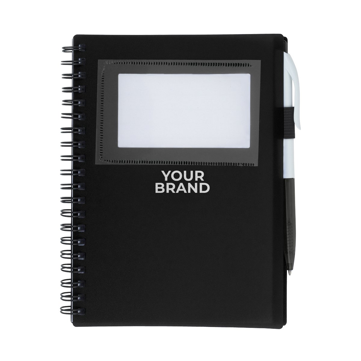 Spiral Notebook With ID Window
