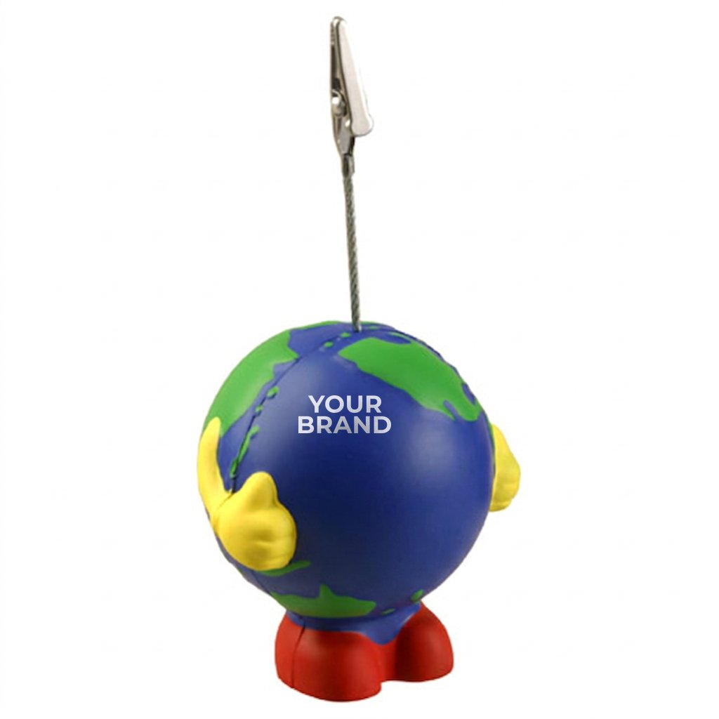 Earthball Man Stress Reliever Memo Holder