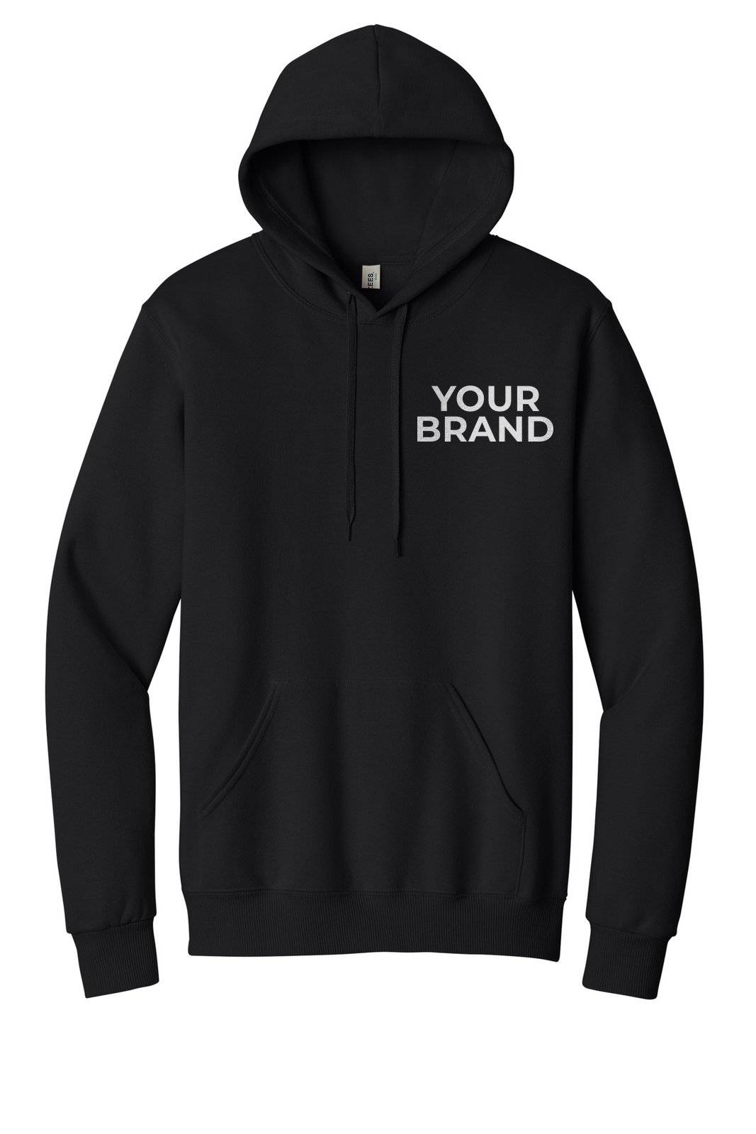 Jerzees Eco Premium Blend Pullover Hooded Sweatshirt 700M · Example of personalization. Yours carries your brand.