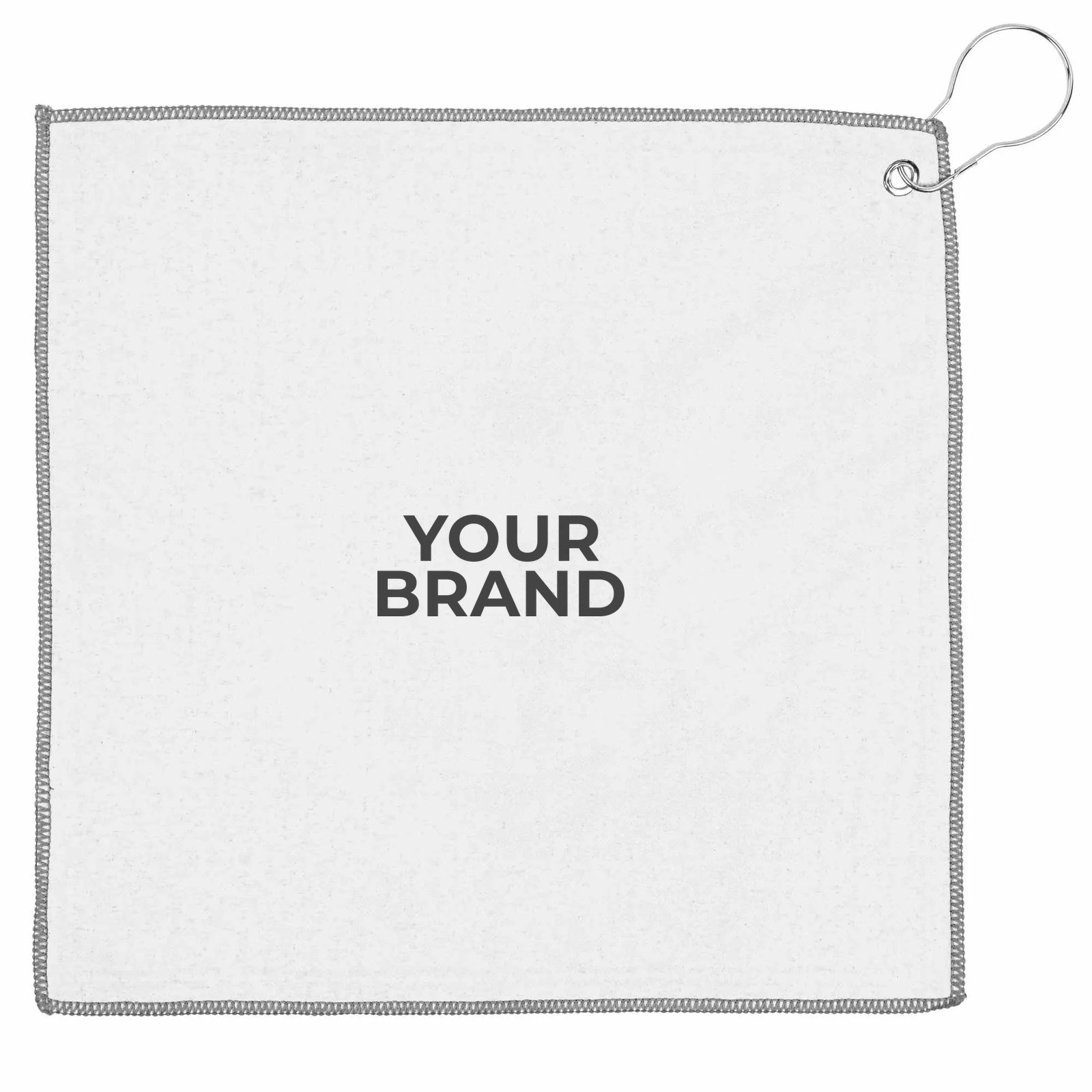 12x12 Recycled Golf Towel with Carabiner