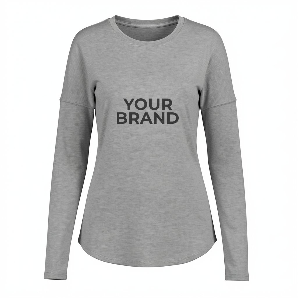 Women's Lux Triblend Long Sleeve T-Shirt - 3077