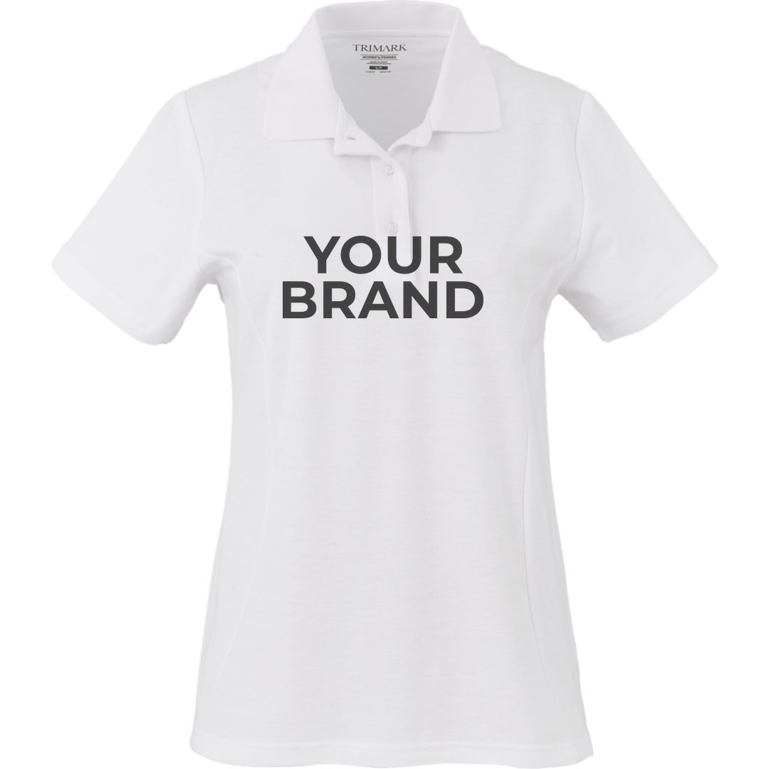 PALO Short Sleeve 100% Cotton Pique Polo - Women's