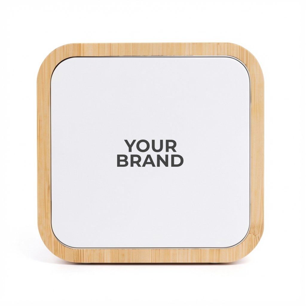 Bamboo Wireless Charger Night Light