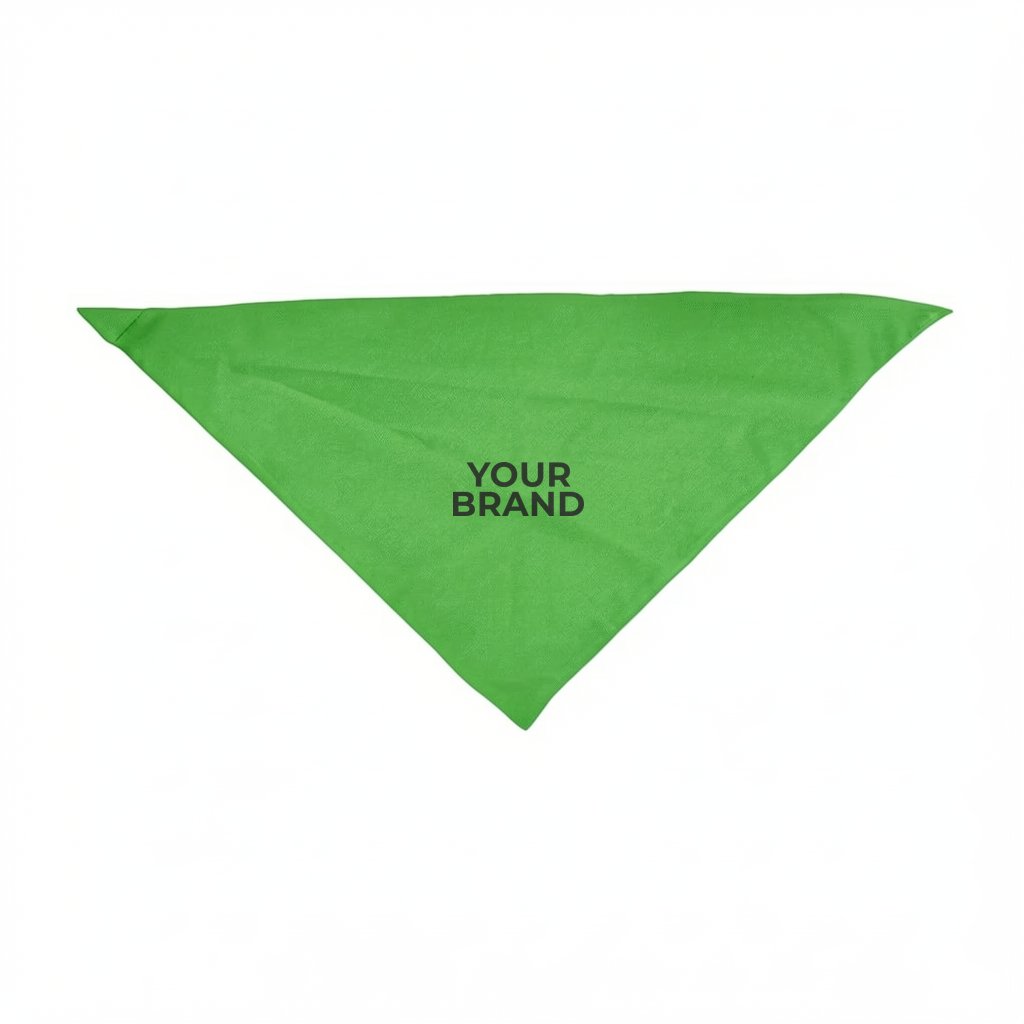 Small Triangle Pet Bandana with Screen Print