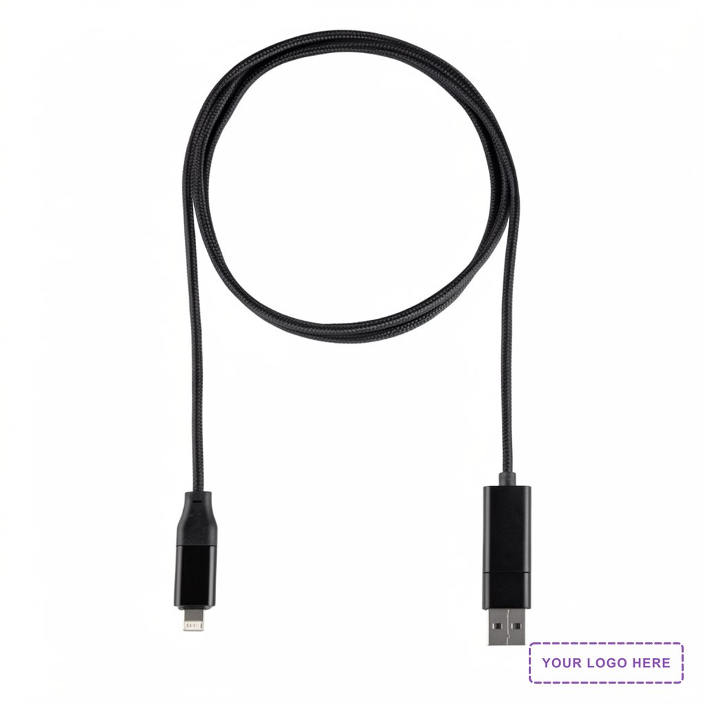 100W Dual Input Fast Charging Cable