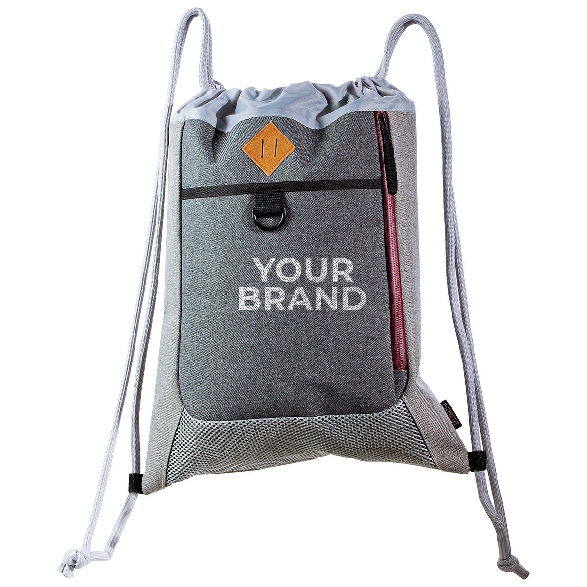 Bordeaux Polycanvas Drawstring Bag by Taroko™