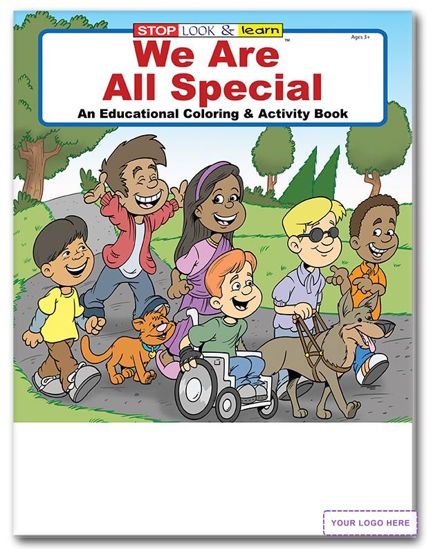 COLORING SET - We Are All Special Coloring Book Fun Pack