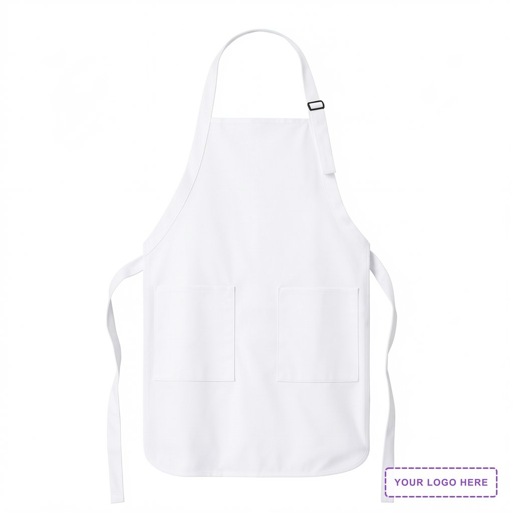 Port Authority Full-Length Two-Pocket Bib Apron. A600