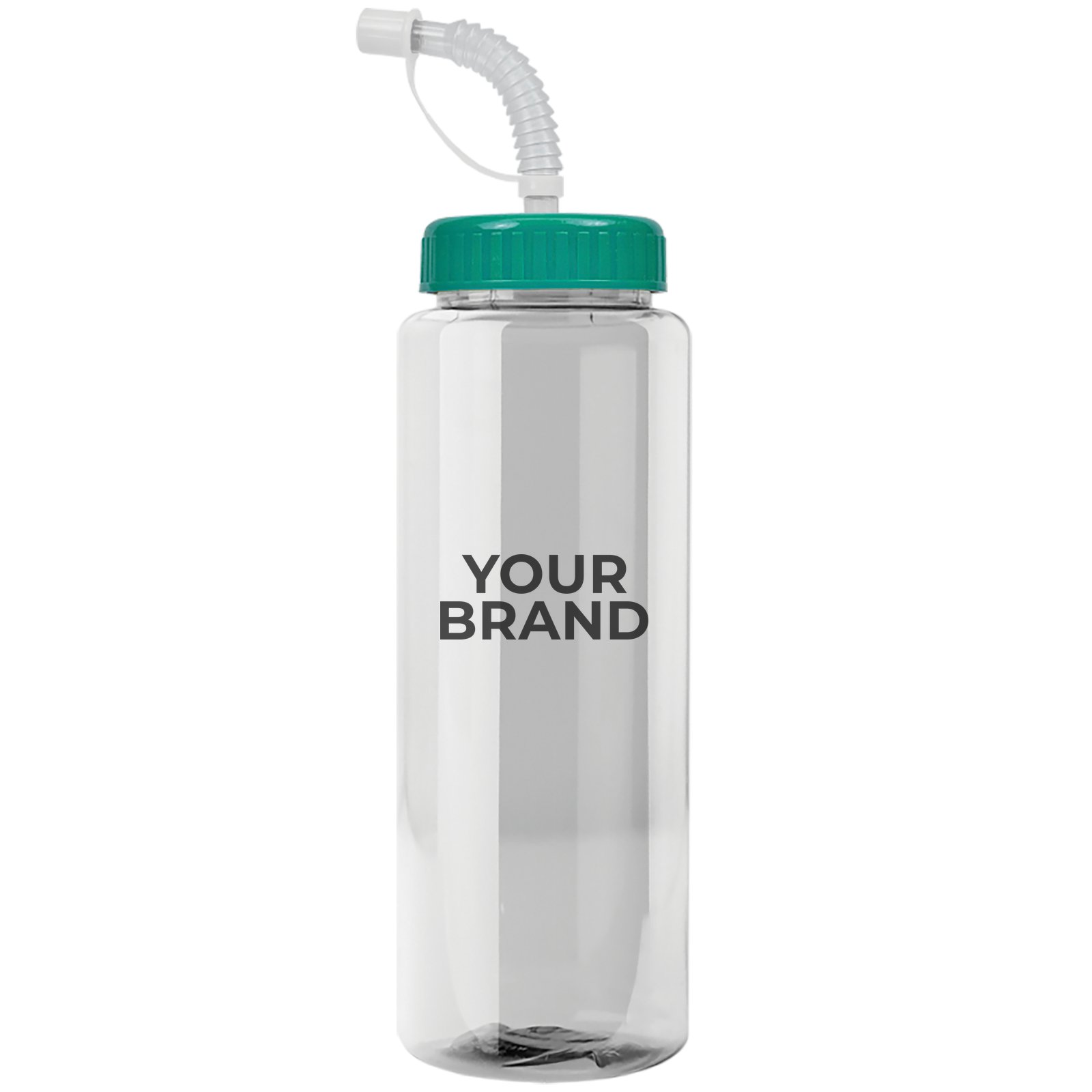 Garyline® Guzzler Bottle with Straw Lid - 32 oz.