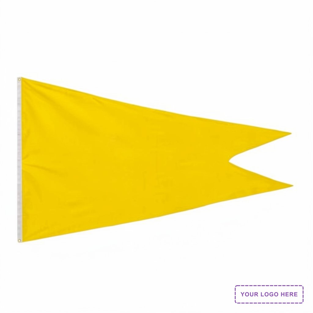 5' x 8' Nylon Burgee Flag Single-Sided
