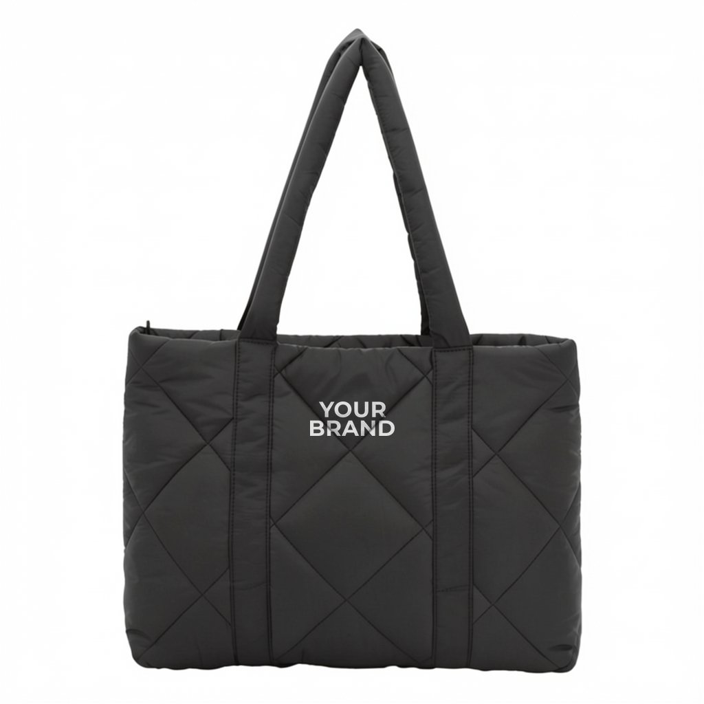 Veranda Quilted Nylon Tote Bag
