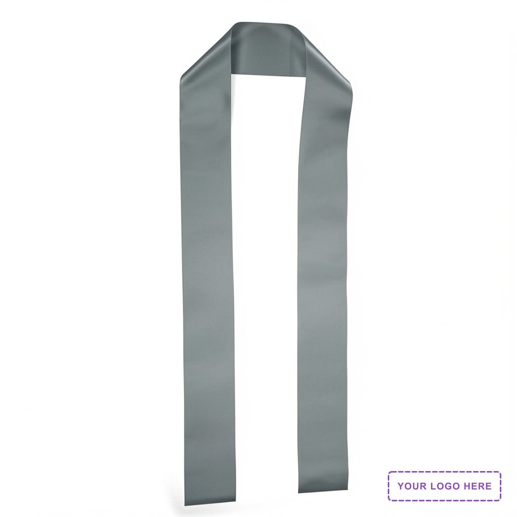 3" Badge Satin Stole - 60" Long - Brilliance