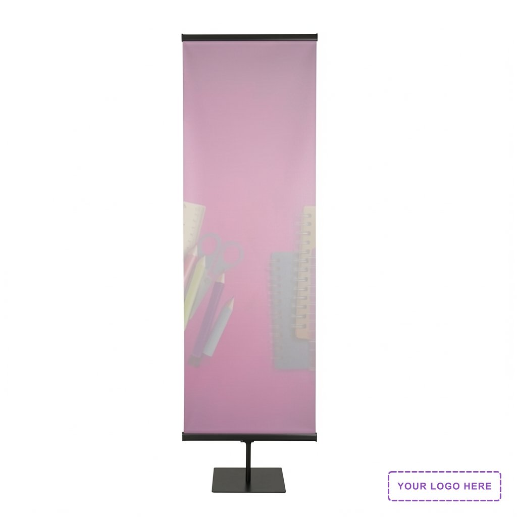 24" Everyday Snap Rail Banner Display Single-Sided Kit