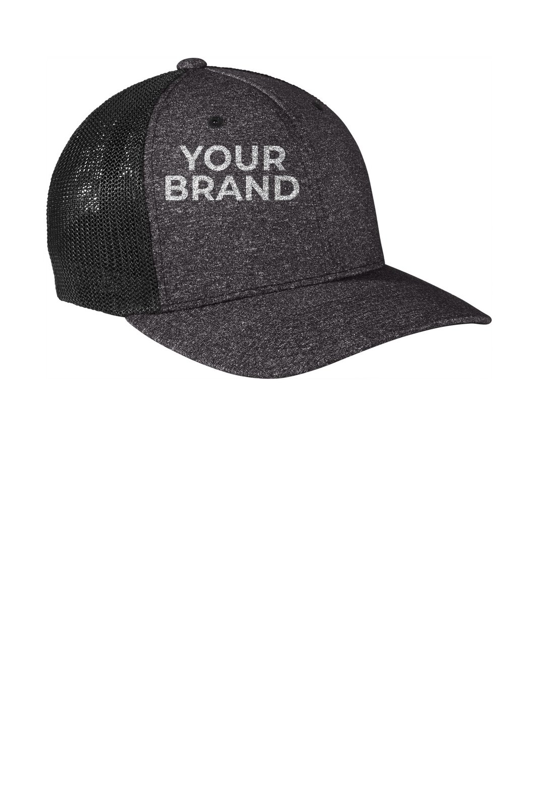 Port Authority Flexfit Melange Mesh Back Trucker Cap C302