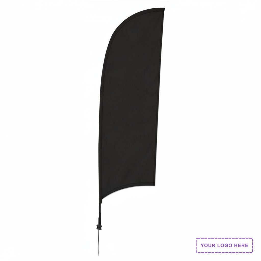 9' Elite Razor Nylon Sail Sign Kit (Single-Sided with Ground Spike)