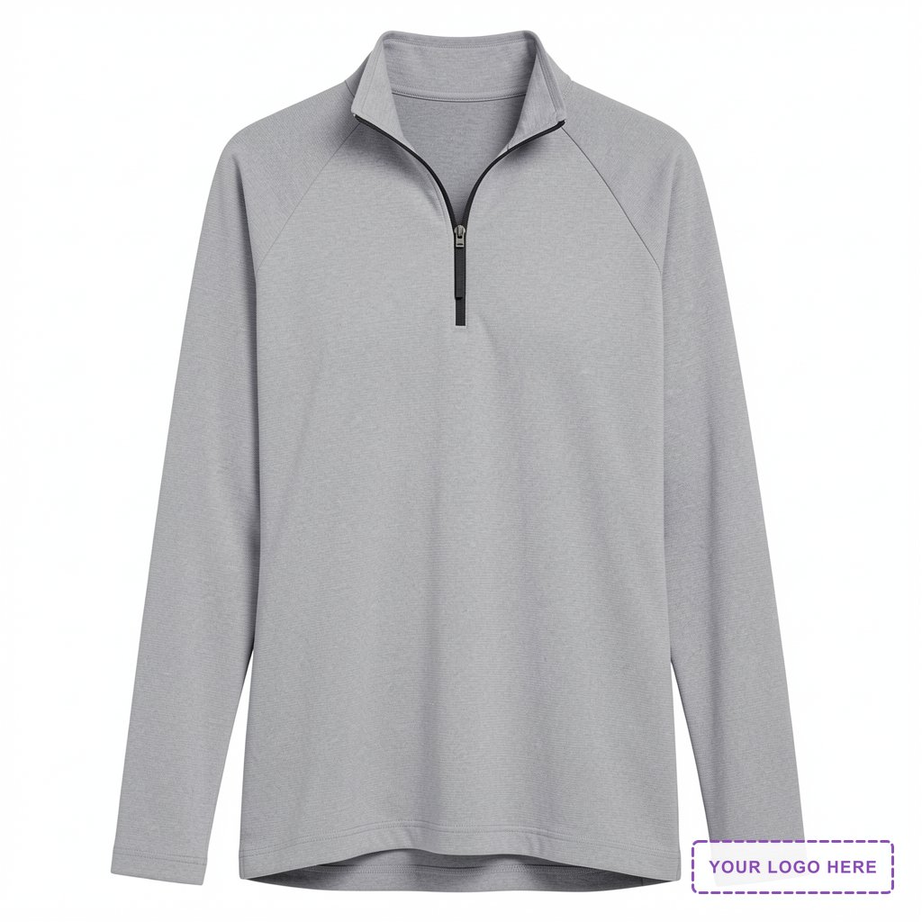 Women's CrownLux Performance® Clubhouse Micro-Stripe Quarter-Zip Pullover - DG480W