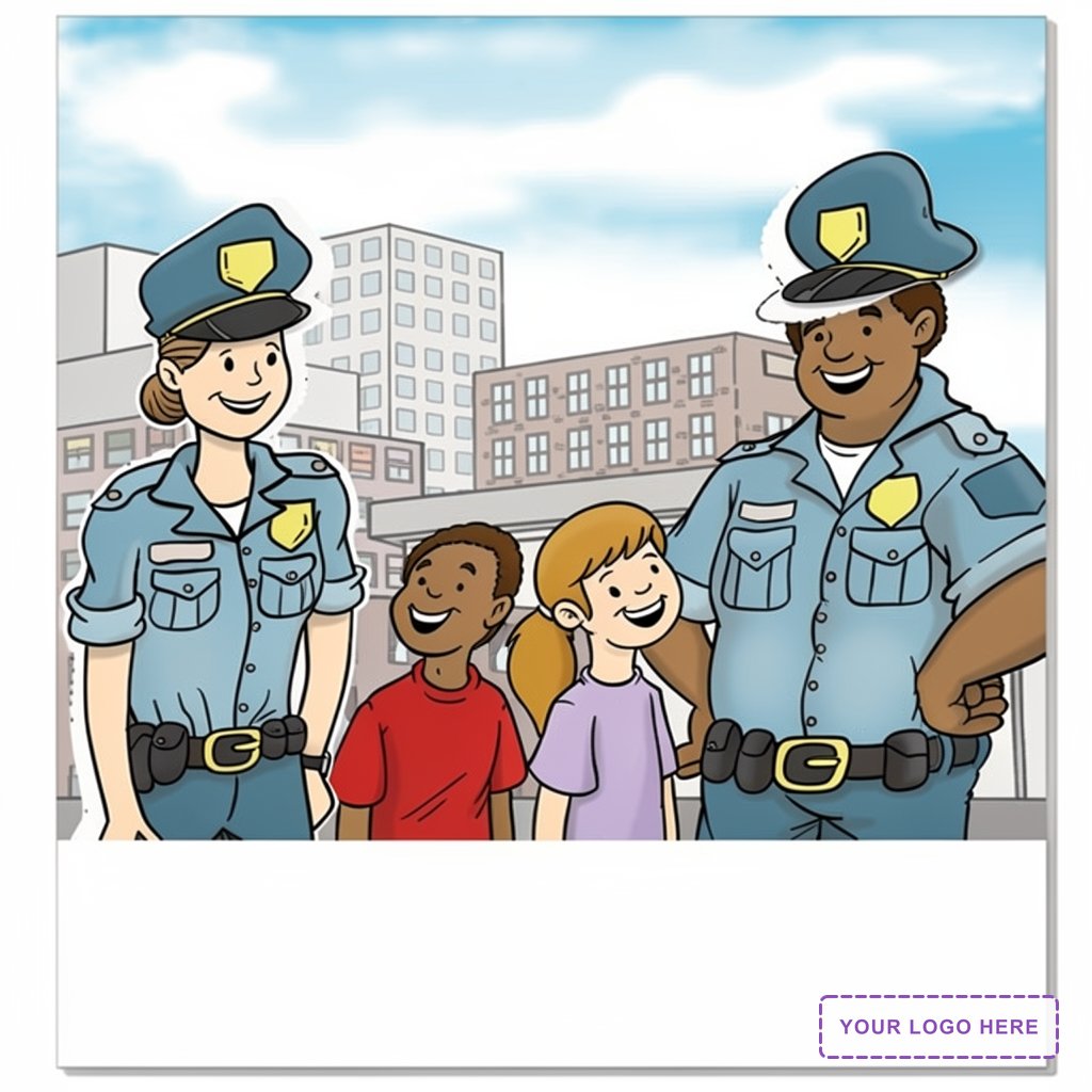 STICKER BOOK SET - Police Officers Are Your Friends Sticker Book Fun Pack
