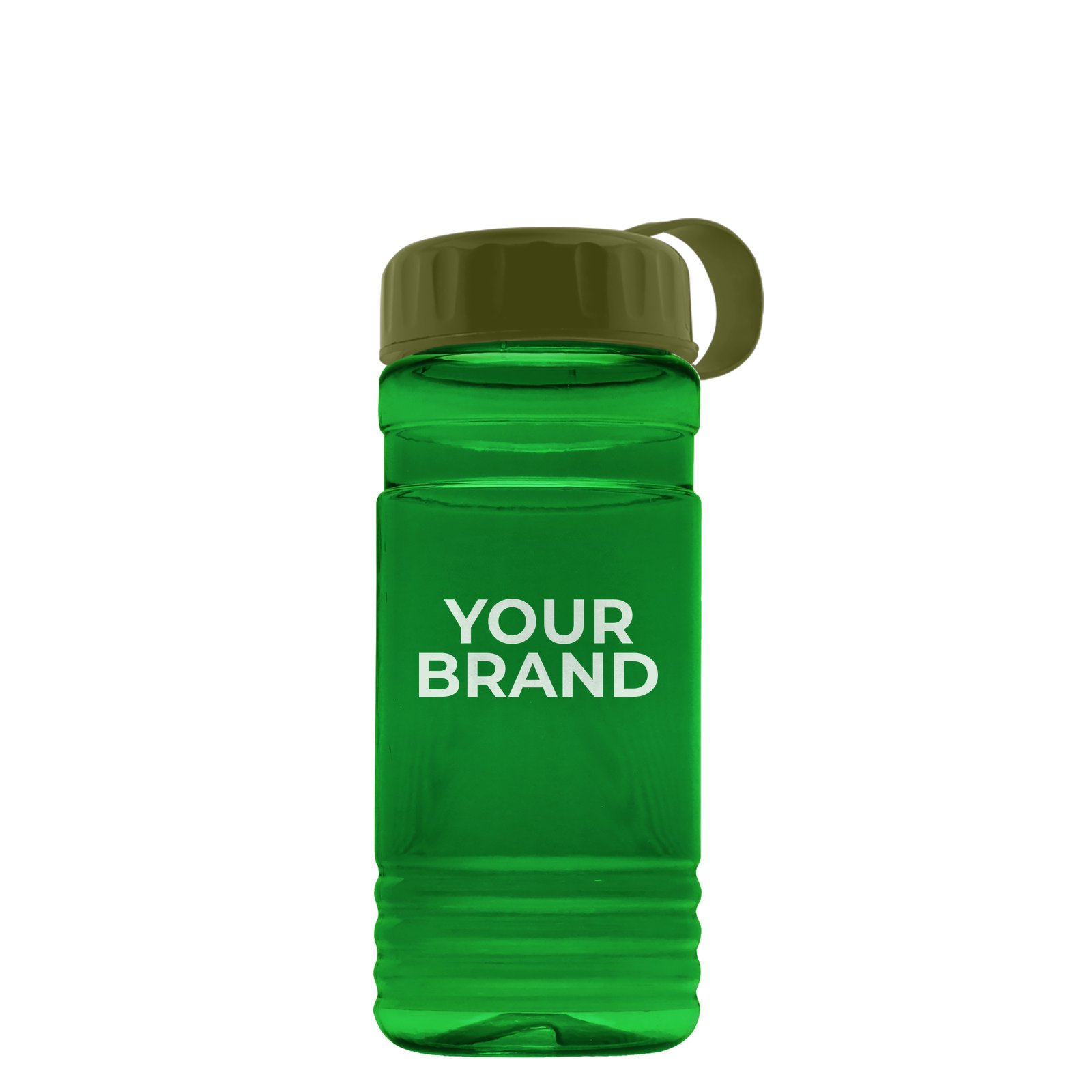 Garyline® RPET Bottle with Tethered Lid - 20 oz.