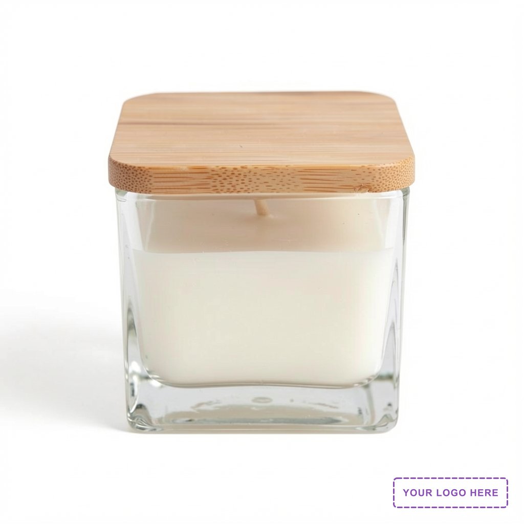 Mini Candle With Bamboo Lid