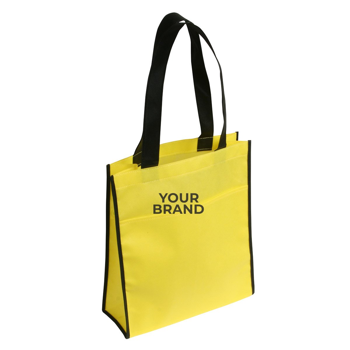 Peak Non-Woven Tote Bag with Pocket