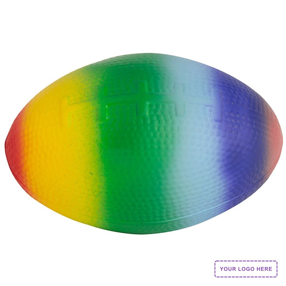 Rainbow Football Stress Reliever