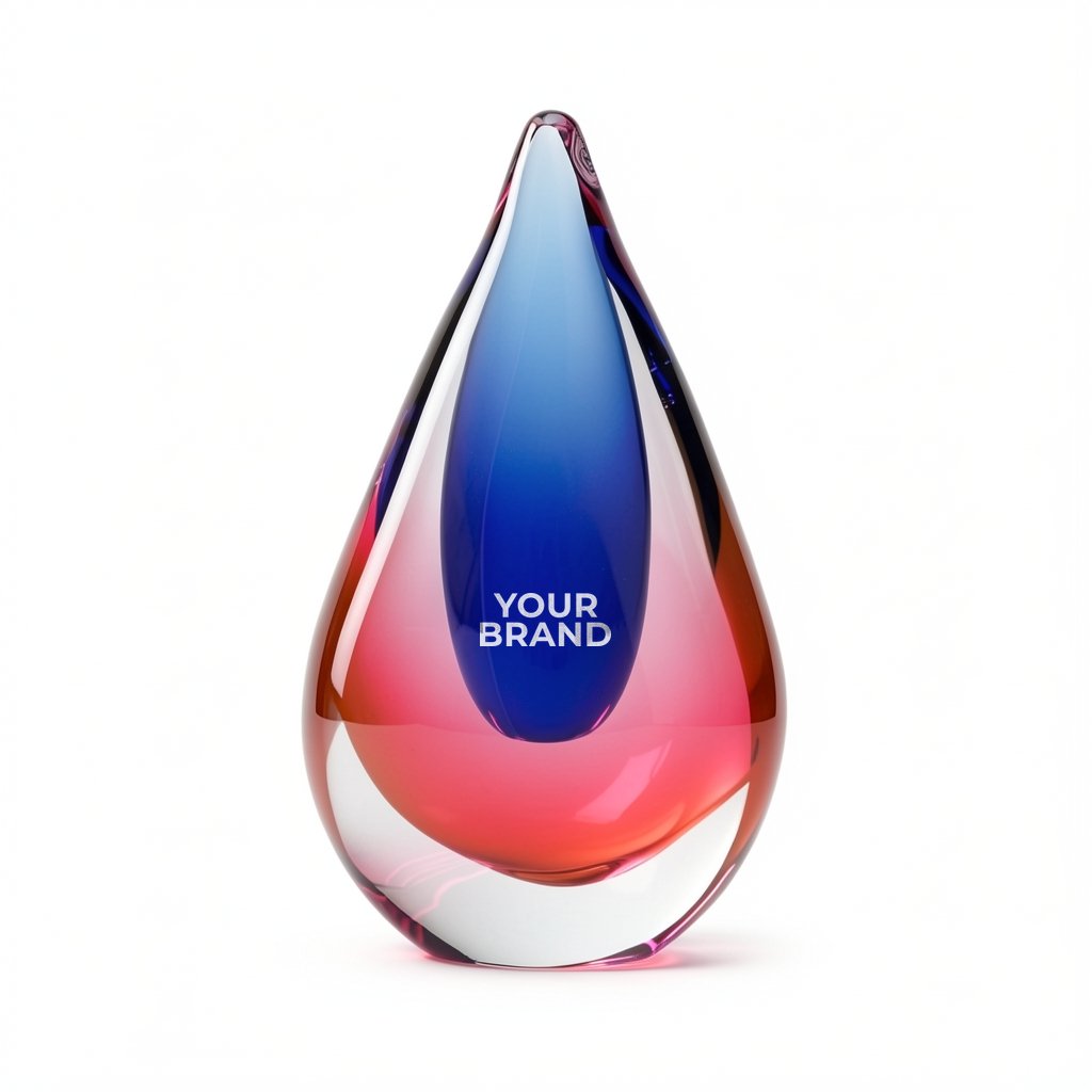 Teardrop Art Glass