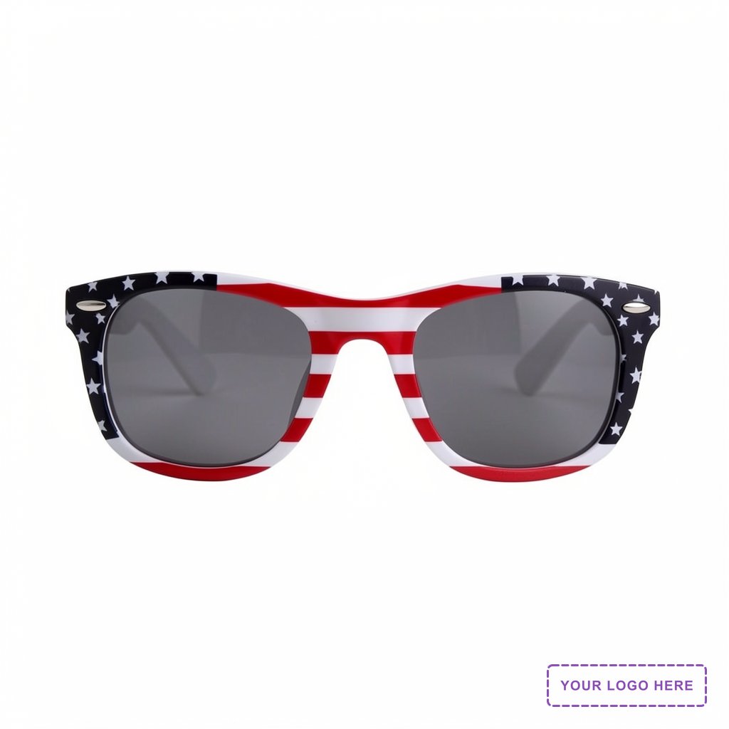 Stars and Stripes Sunglasses (2 Color Imprint)