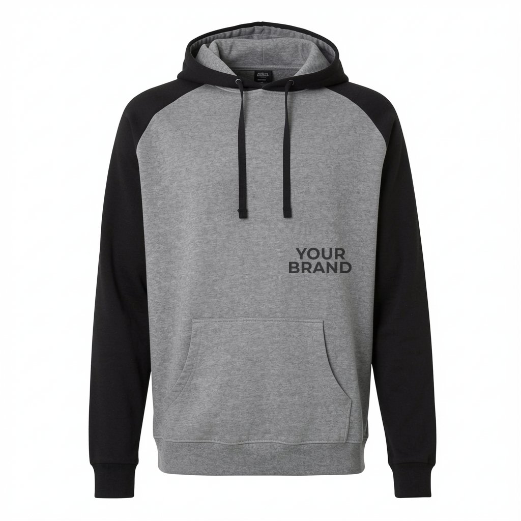 Unisex Raglan Hooded Sweatshirt - IND40RP