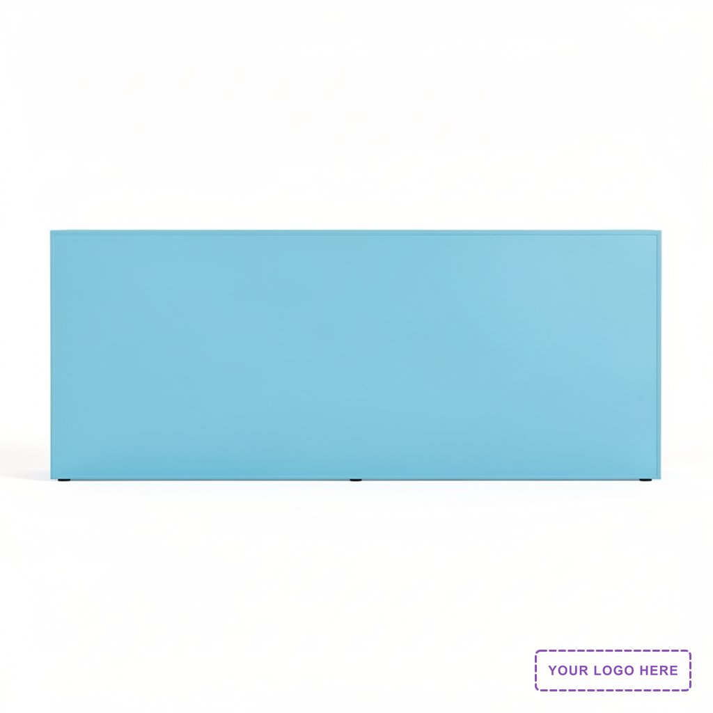 20' Straight Splash Floor Display Wrap Kit (Recycled Polyester Knit)