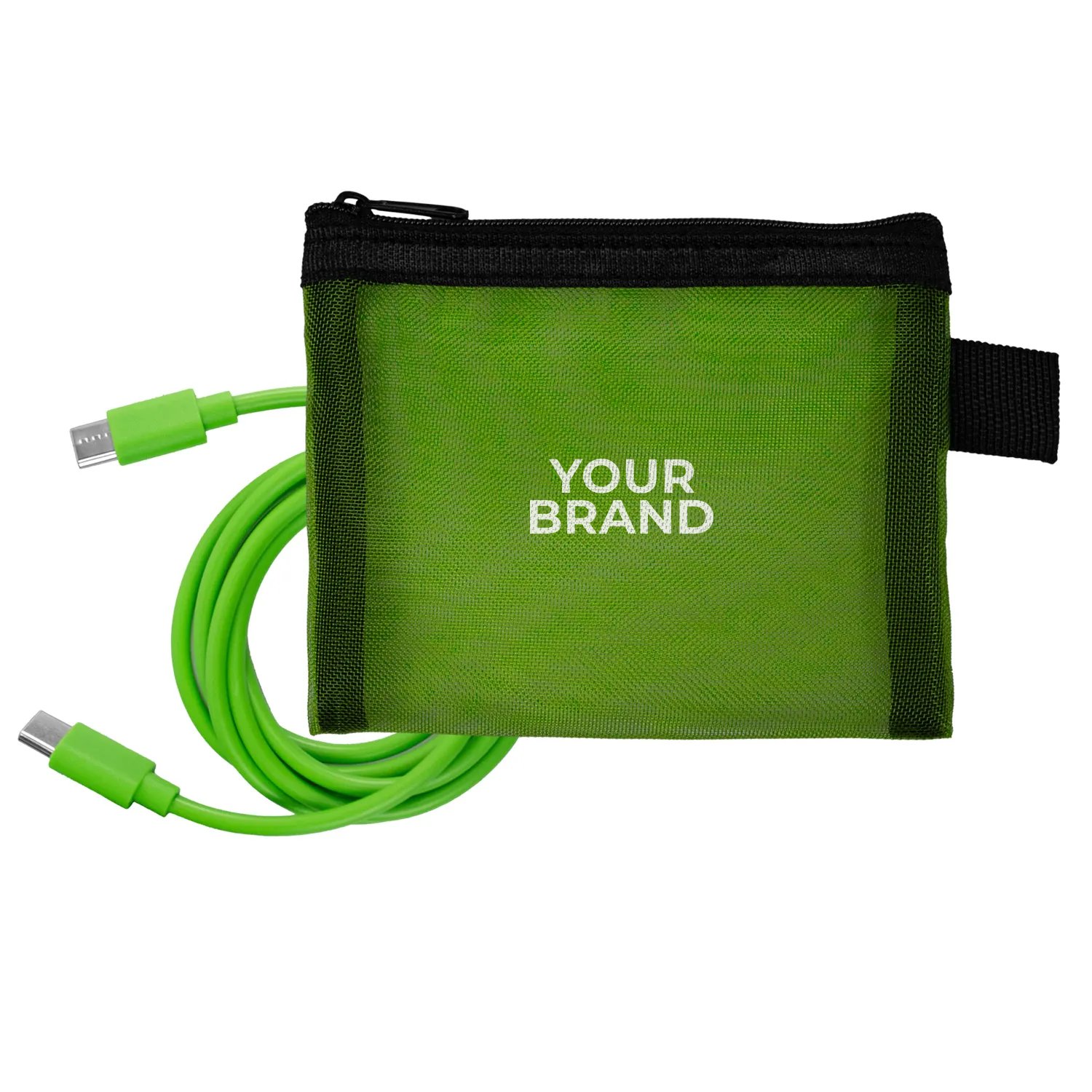 Recycled Mesh 4' C to C Cable Pouch