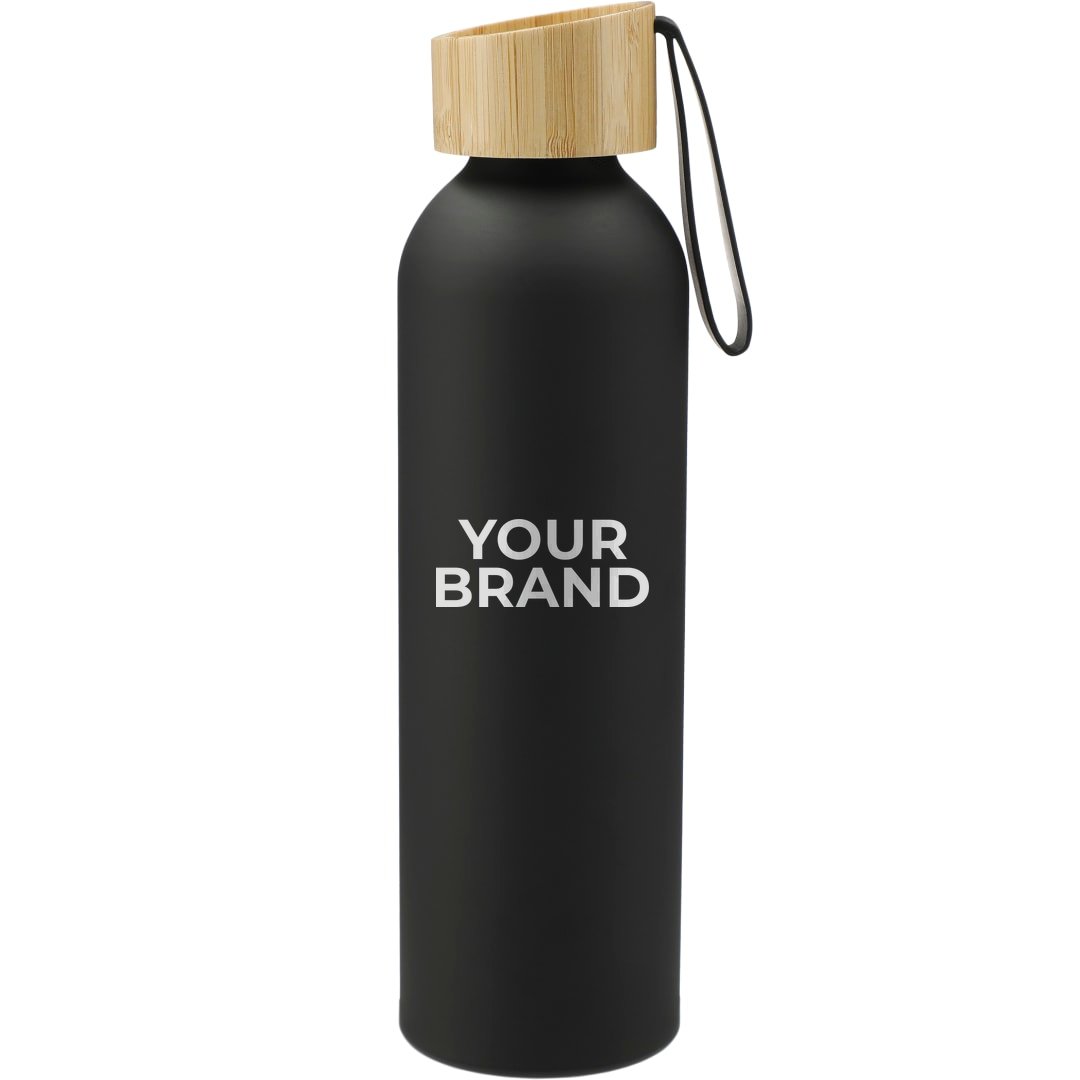 Ryze Aluminum Bottle 22 oz w/ FSC® 100% Bamboo Lid