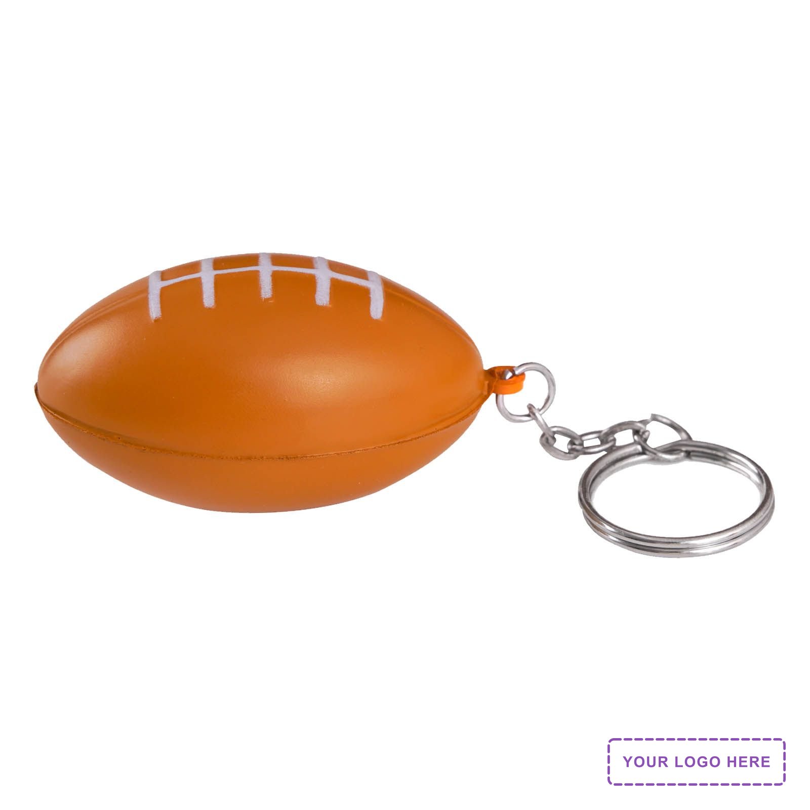 Football Stress Reliever Keychain