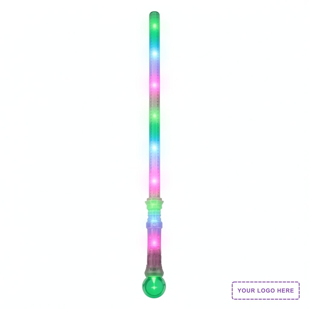 Electric Glow LED Staff Space Swords