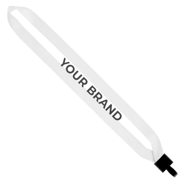 3/4" Dye-Sublimation Lanyard with Non-Swivel Plastic Hook
