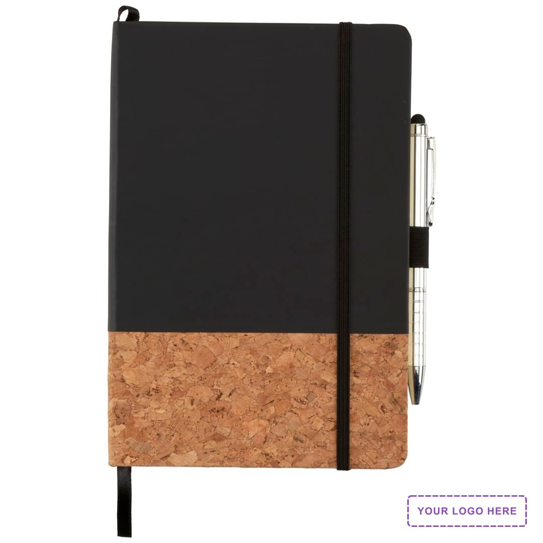 FSC® Mix 5.5" x 8.5" Lucca Cork Hard Bound Journal