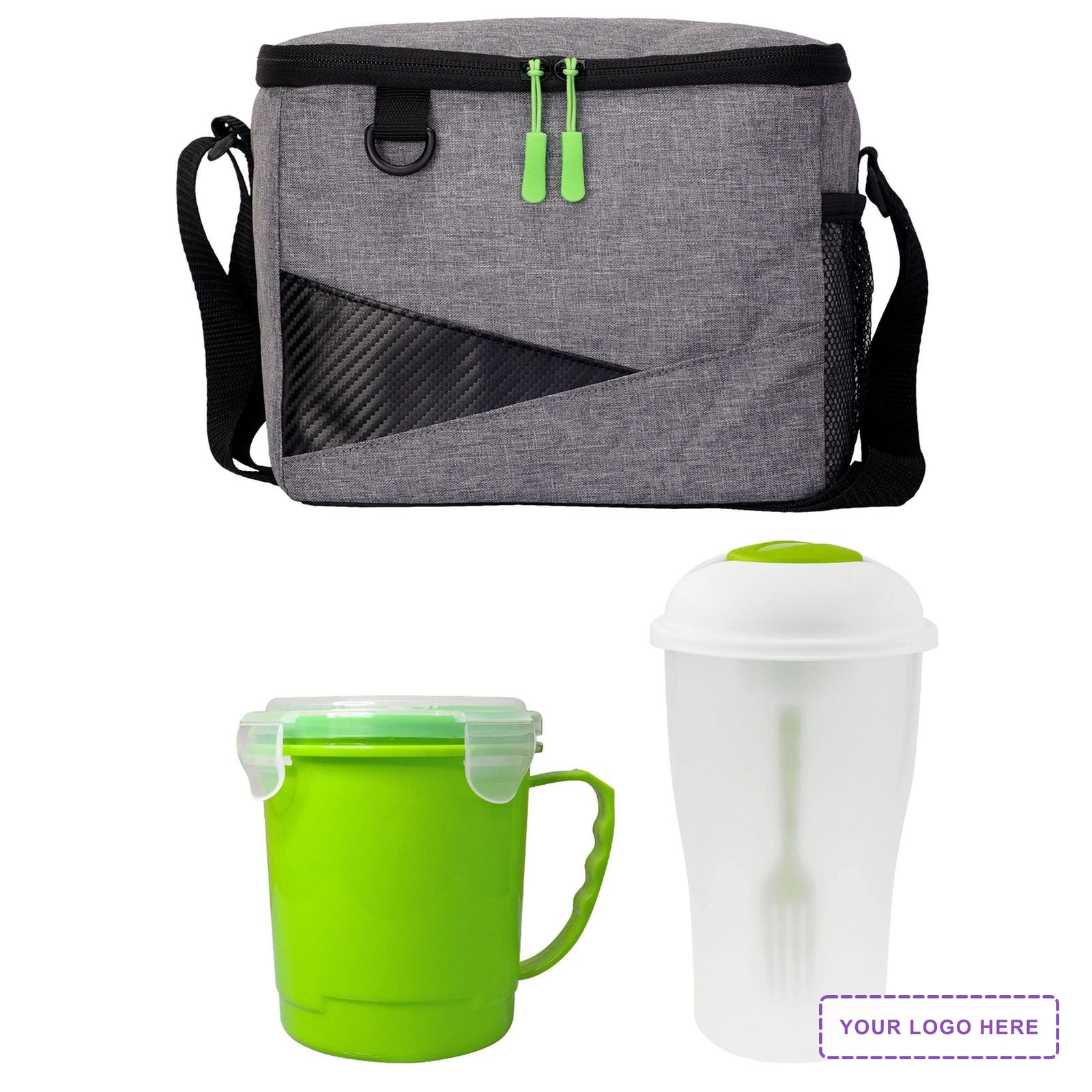 Recycled Soup & Salad Lunch Set