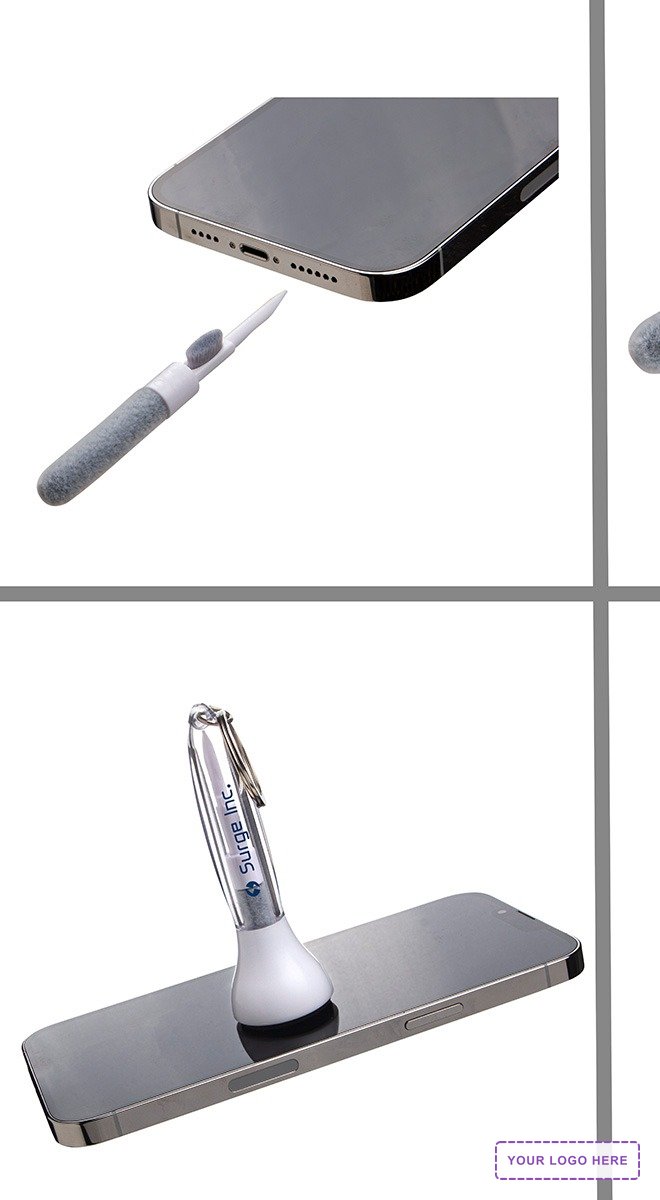 Swab Microfiber Earbud & Screen Cleaner with Key Ring