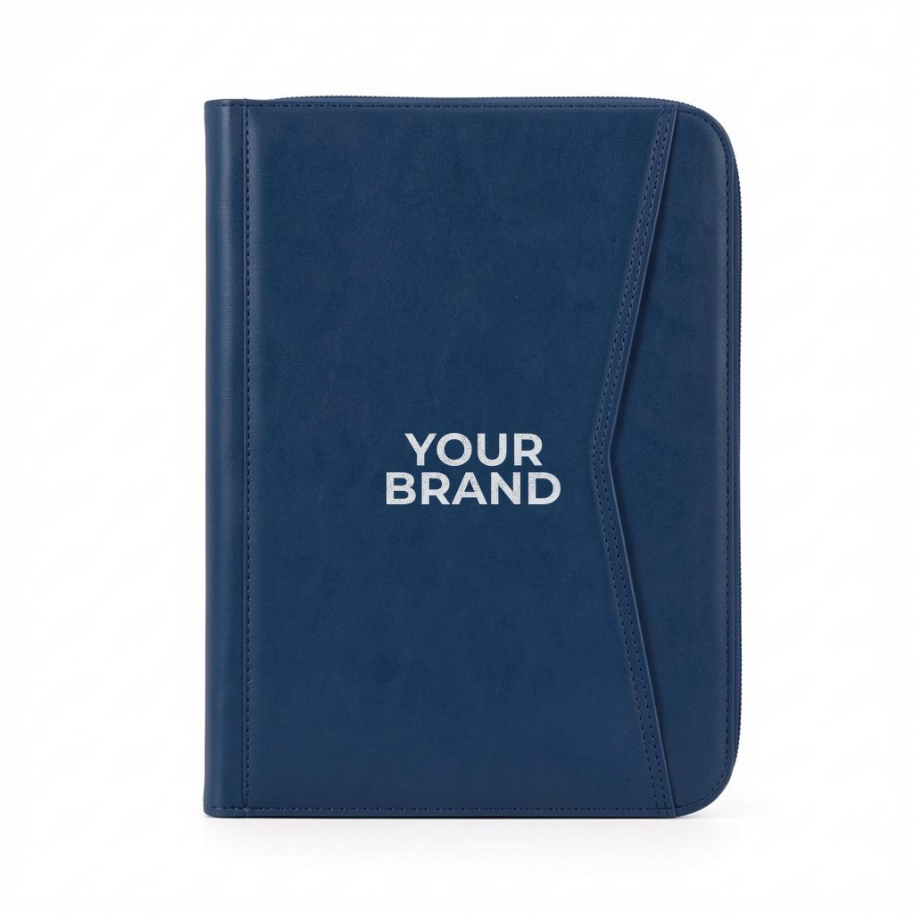 Next Gen Deluxe Zippered Padfolio - (3 Colors)