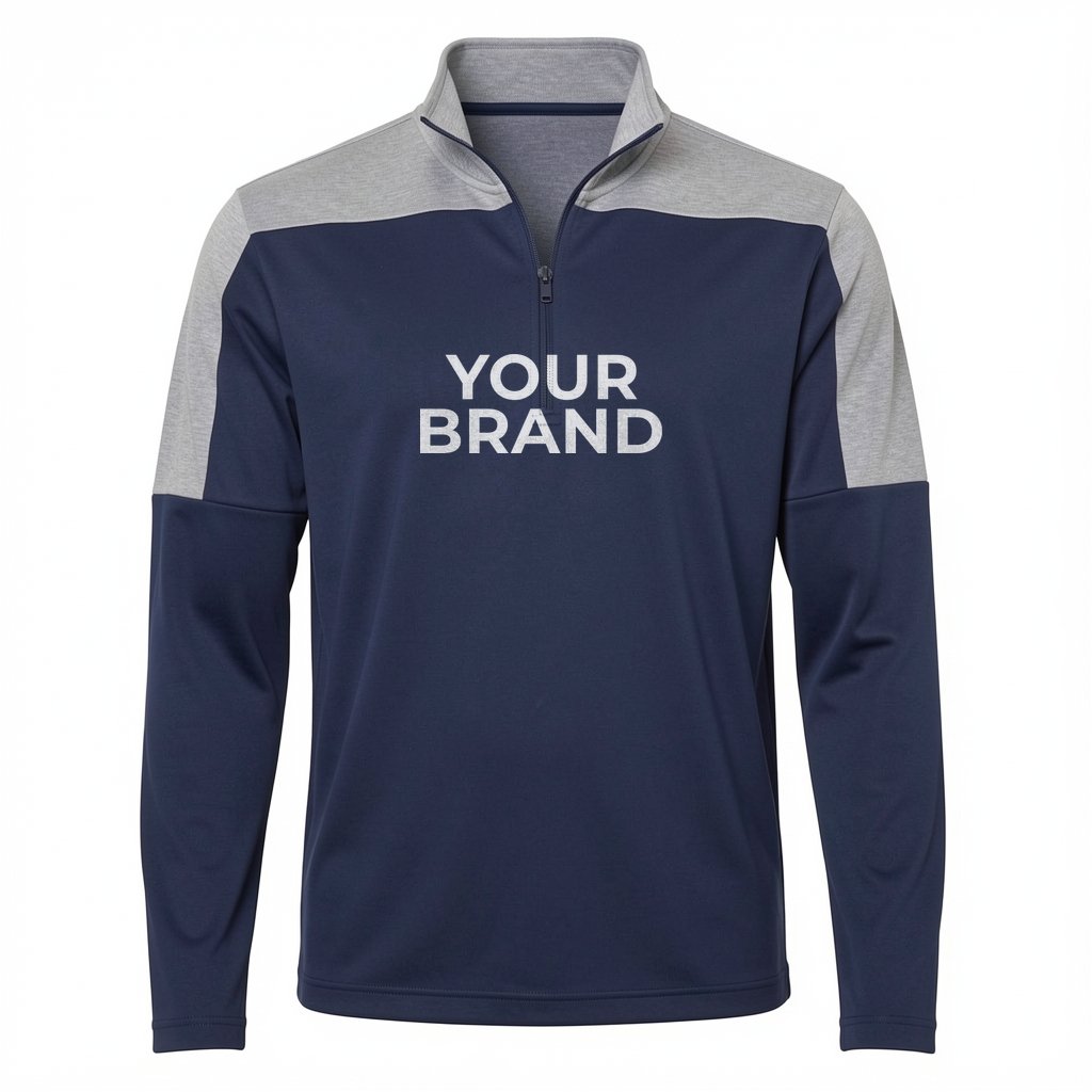 Men's Ultimate365 Lightweight Colorblocked Quarter-Zip Pullover - A552
