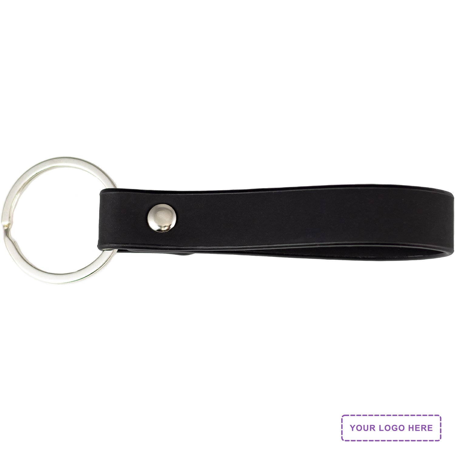 Pro Loop Vegan Leather Keychain 3-15/16" X 9/16"