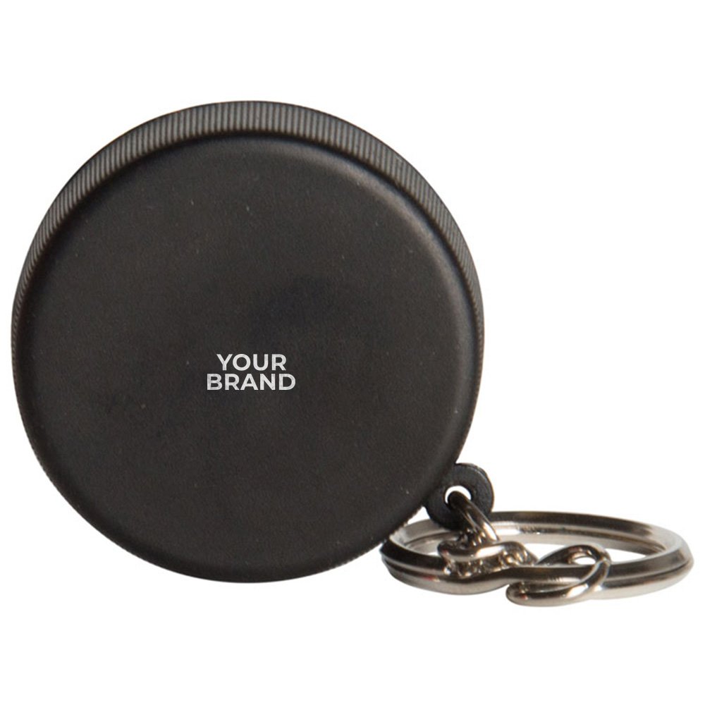 Hockey Puck Keyring Stress Reliever