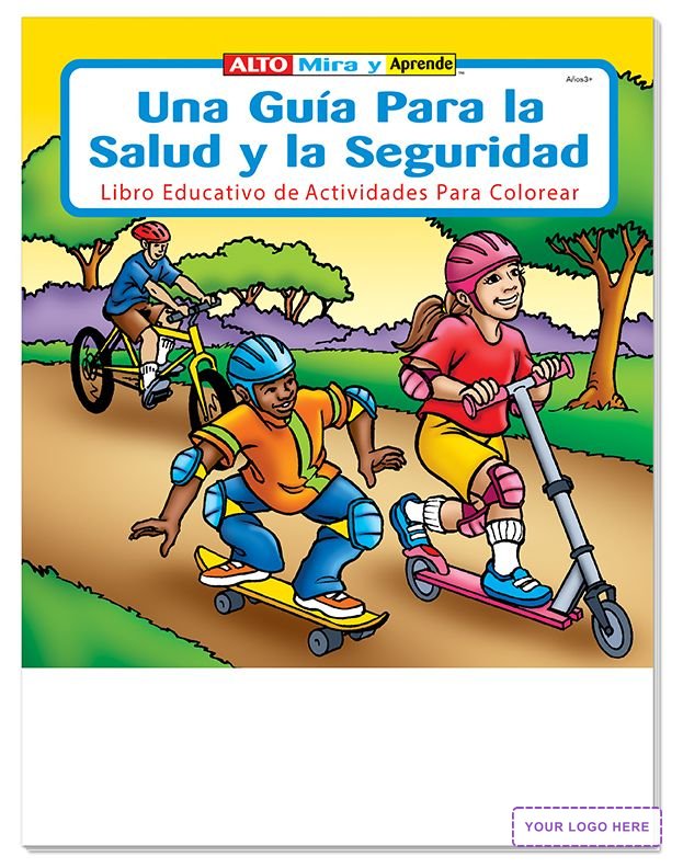COLORING BOOK - A Guide to Health and Safety (Spanish) Coloring & Activity Book