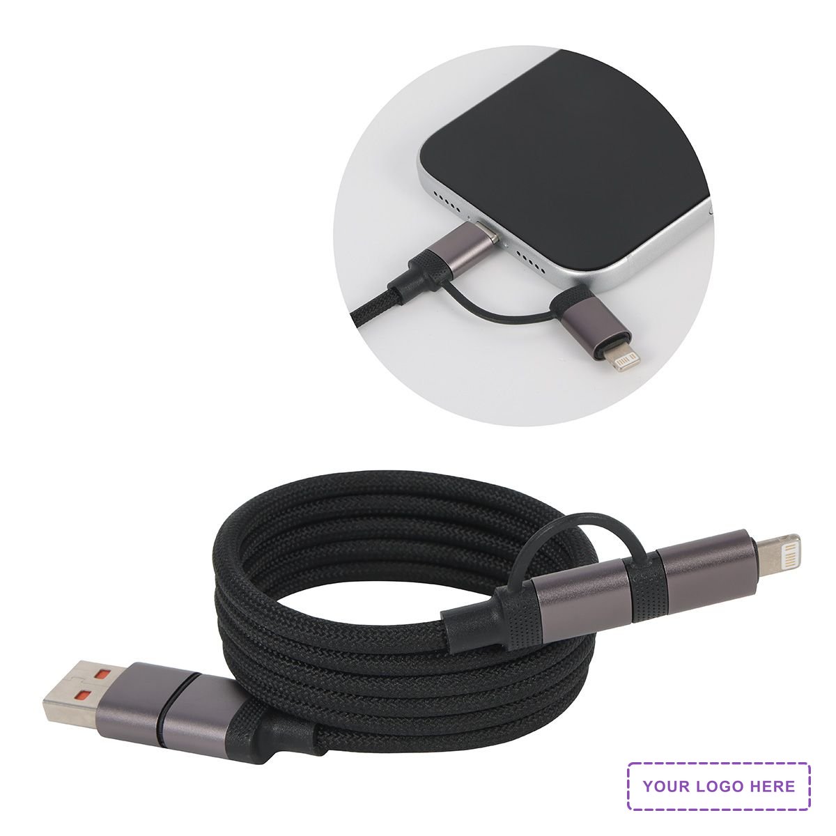 Vector 4-in-1 60W PD 39" MagSnap Charging Cable