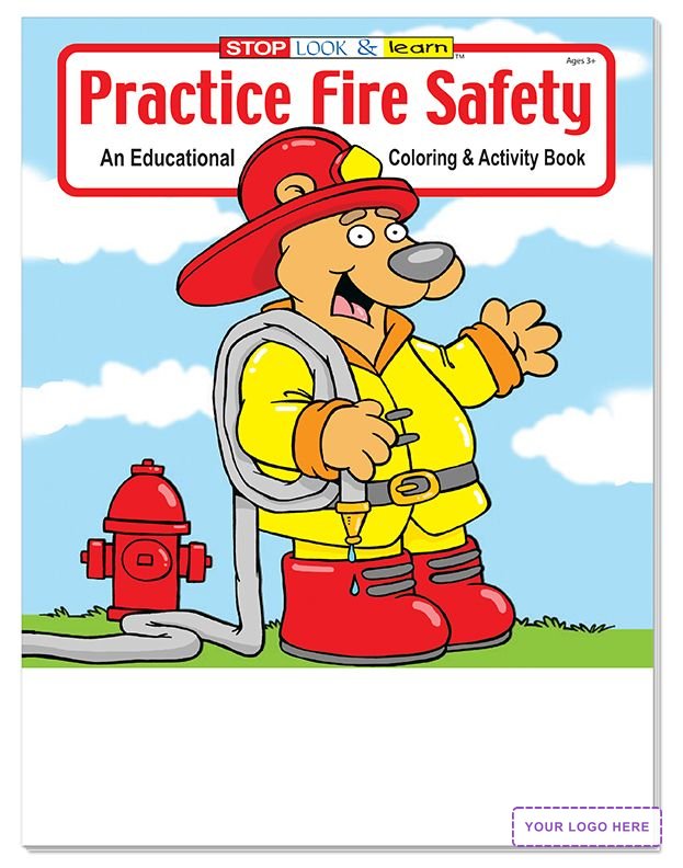 COLORING SET - Practice Fire Safety Fun Pack