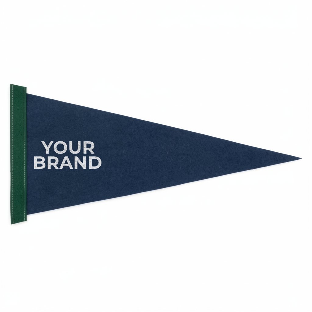8" x 18" Full Color Felt Pennant